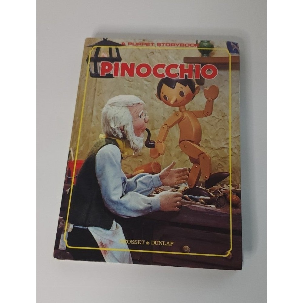 Grosset & Dunlap A Puppet Storybook Pinocchio 1970